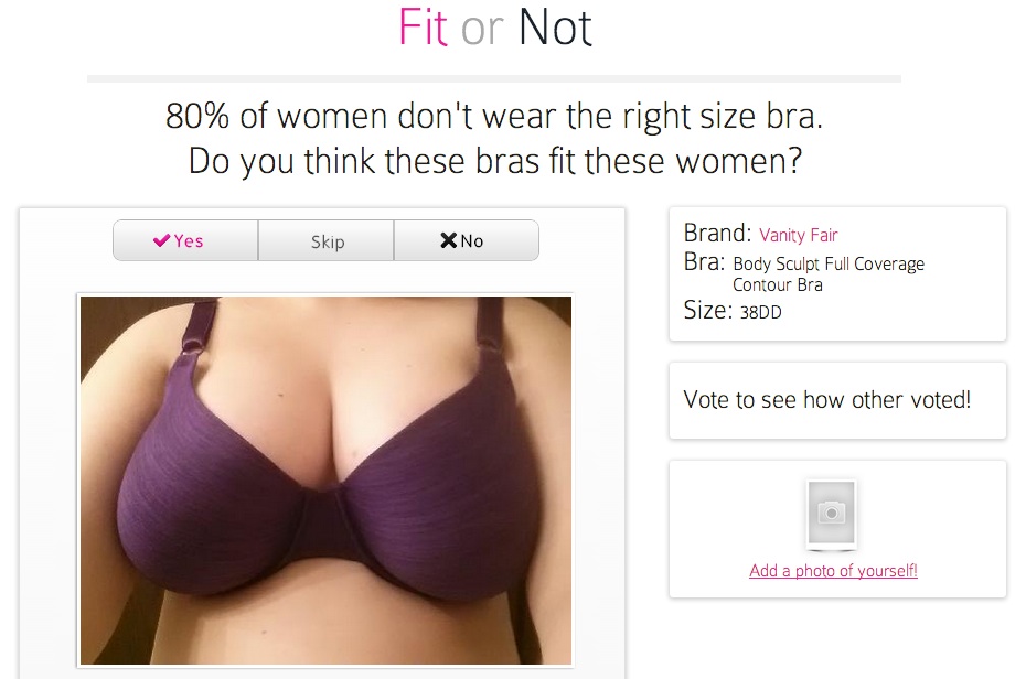 My Bust is for Justice: Susannah says standardized fitting advice for all